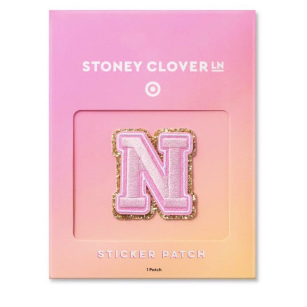 N Letter Patch - Stoney Clover Lane x Target Light Pink